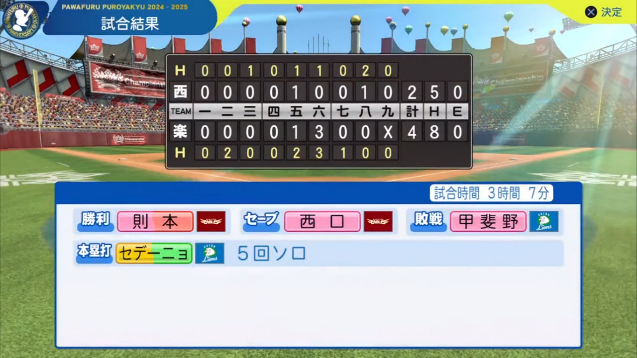 ifイーグルス 対 ifライオンズ 6回戦試合結果