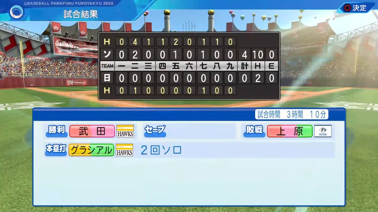 北海道日本ハムファイターズ 対 福岡ソフトバンクホークス 2回戦