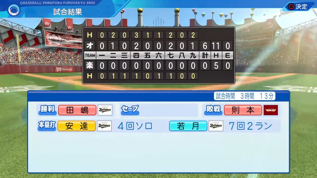 東北楽天ゴールデンイーグルス 対 オリックス・バファローズ 3回戦