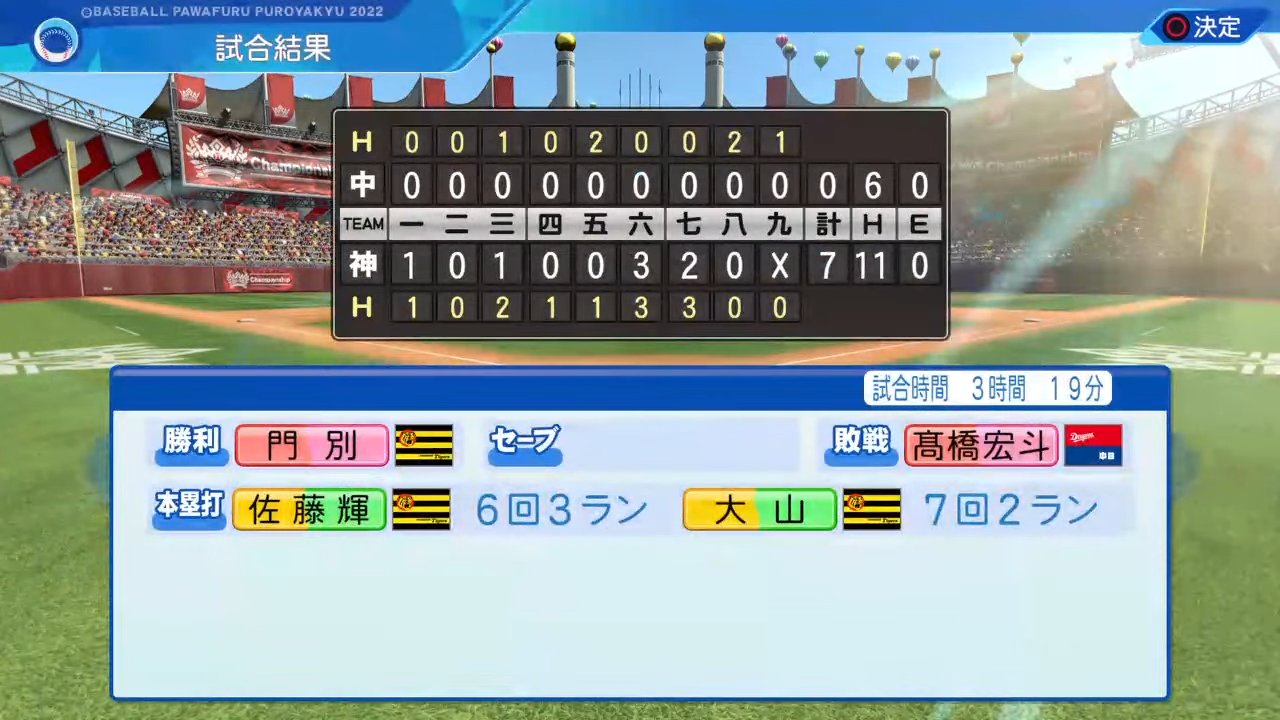 阪神タイガース 対 中日ドラゴンズ 2回戦